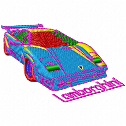 Cars Embroidery Design 2